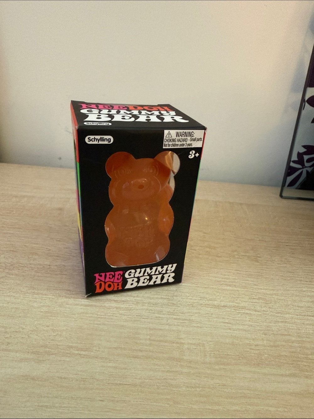 NeeDoh Orange Gummy Bear Stress Toy authentic